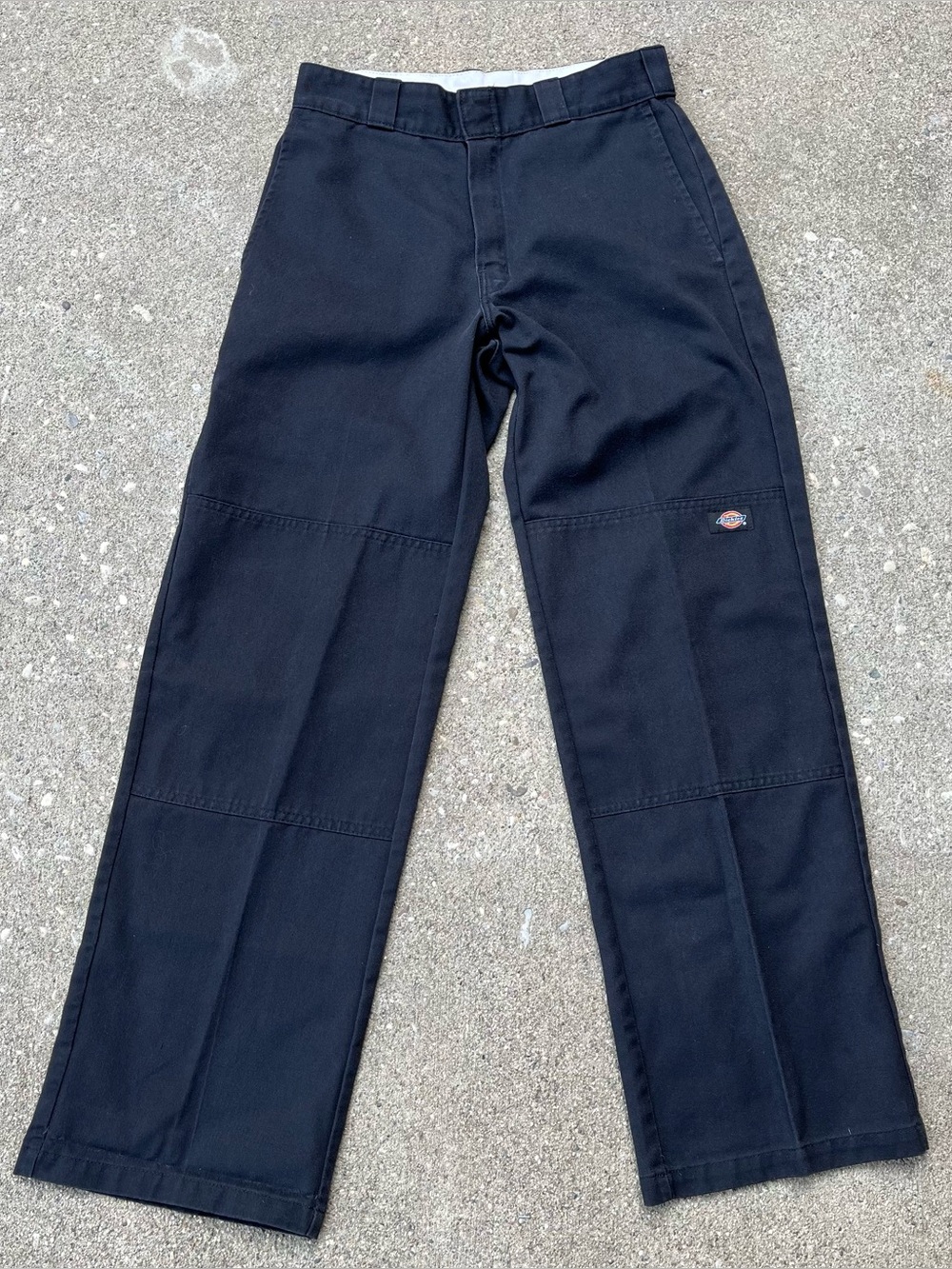 Black Dickies Double Knee Work Pants Size 28
